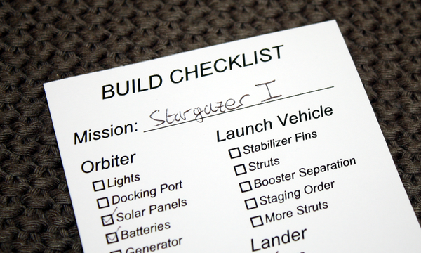 KSP Build Checklist